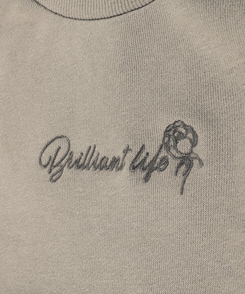 BRANSHES（ブランシェス）の「2段ペプラムチュニック（チュニック・キッズ・ライトグレー/ピンク/アイボリー・90cm/110cm/100cm/120cm/130cm/140cm/150cm）」の12枚目の写真