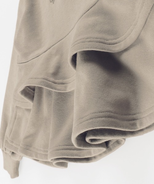 BRANSHES（ブランシェス）の「2段ペプラムチュニック（チュニック・キッズ・ライトグレー/ピンク/アイボリー・90cm/110cm/100cm/120cm/130cm/140cm/150cm）」の14枚目の写真