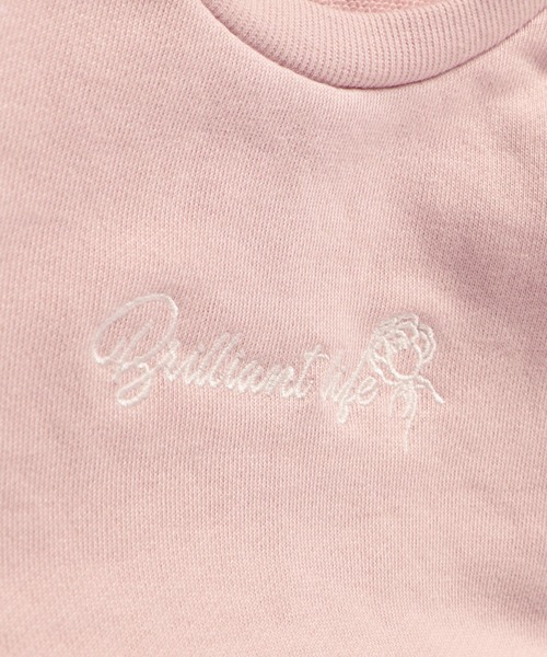 BRANSHES（ブランシェス）の「2段ペプラムチュニック（チュニック・キッズ・ライトグレー/ピンク/アイボリー・90cm/110cm/100cm/120cm/130cm/140cm/150cm）」の18枚目の写真