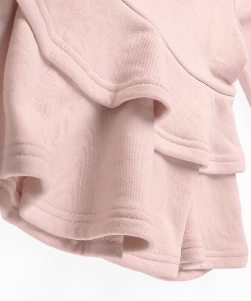 BRANSHES（ブランシェス）の「2段ペプラムチュニック（チュニック・キッズ・ライトグレー/ピンク/アイボリー・90cm/110cm/100cm/120cm/130cm/140cm/150cm）」の20枚目の写真