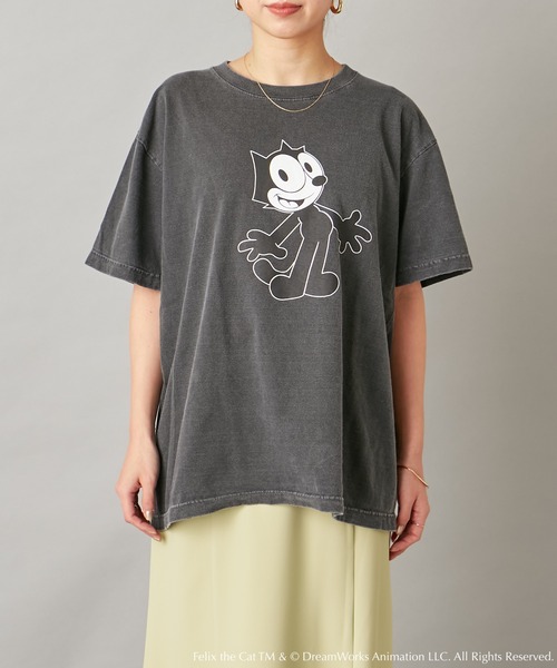 Omekashi（オメカシ）の「FELIX Tシャツ（Tシャツ/カットソー・レディース・ブラック・FREE）」の7枚目の写真