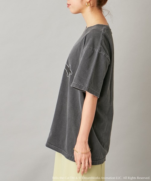 Omekashi（オメカシ）の「FELIX Tシャツ（Tシャツ/カットソー・レディース・ブラック・FREE）」の8枚目の写真