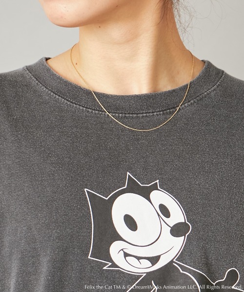 Omekashi（オメカシ）の「FELIX Tシャツ（Tシャツ/カットソー・レディース・ブラック・FREE）」の10枚目の写真