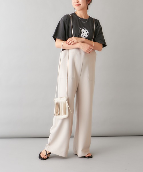 Omekashi（オメカシ）の「FELIX Tシャツ（Tシャツ/カットソー・レディース・ブラック・FREE）」の4枚目の写真