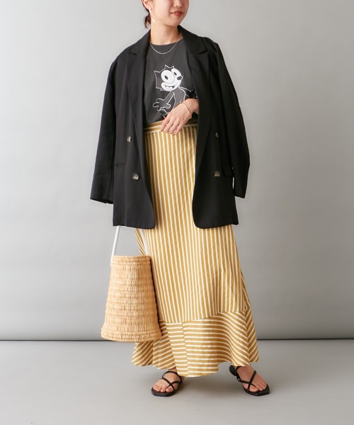 Omekashi（オメカシ）の「FELIX Tシャツ（Tシャツ/カットソー・レディース・ブラック・FREE）」の5枚目の写真