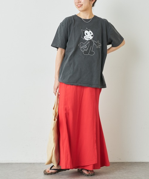 Omekashi（オメカシ）の「FELIX Tシャツ（Tシャツ/カットソー・レディース・ブラック・FREE）」の18枚目の写真