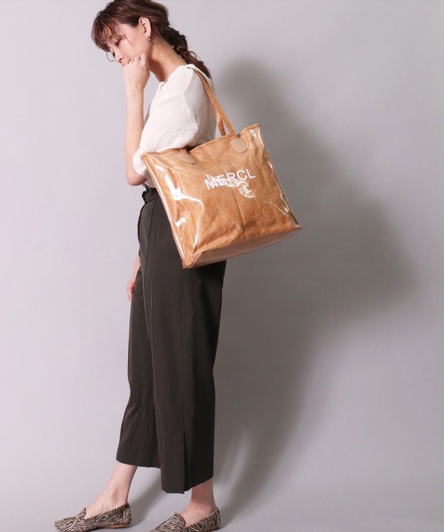 BAYBLO（ベイブロ）の「【MERCL】ロゴ プリント トートバッグ(SB