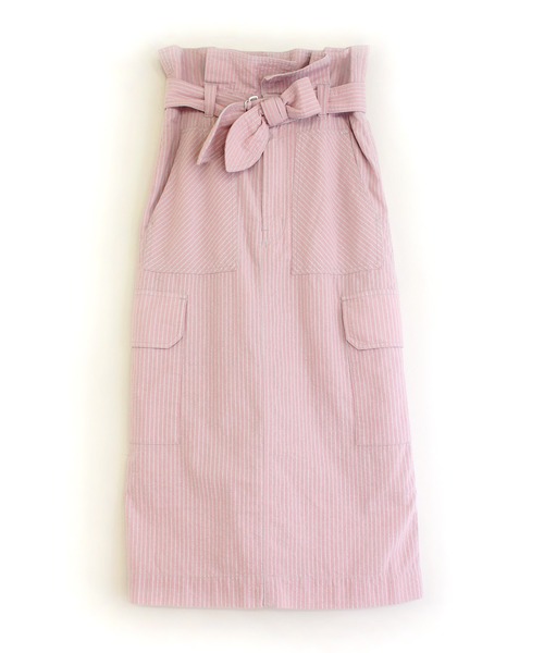 RNA（アールエヌエー）の「G1012 【セットアップ対応】ハイウエストワークロングスカート（スカート・レディース・ネイビー/ピンク/ライトグリーン・MEDIUM）」の19枚目の写真