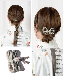【LULKA(ルールカ)】着物・浴衣アレンジ 2本セット 和柄ぐるぐるヘアワイヤー