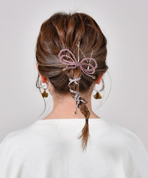 CALIFORNIA OUTFITTERS(カリフォルニア アウトフィッターズ)の「【LULKA(ルールカ)】着物・浴衣アレンジ 2本セット 和柄ぐるぐるヘアワイヤー(その他ヘアアクセサリー・レディース・ブルー系その他/レッド系その他/グリーン系その他/ピンク系その他・ONE SIZE)」の5枚目の写真