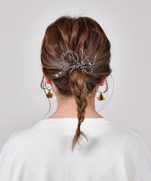 CALIFORNIA OUTFITTERS(カリフォルニア アウトフィッターズ)の「【LULKA(ルールカ)】着物・浴衣アレンジ 2本セット 和柄ぐるぐるヘアワイヤー(その他ヘアアクセサリー・レディース・ブルー系その他/レッド系その他/グリーン系その他/ピンク系その他・ONE SIZE)」の6枚目の写真