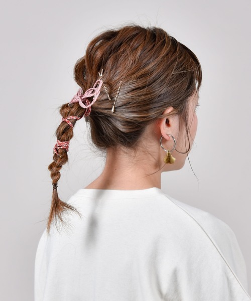 CALIFORNIA OUTFITTERS(カリフォルニア アウトフィッターズ)の「【LULKA(ルールカ)】着物・浴衣アレンジ 2本セット 和柄ぐるぐるヘアワイヤー(その他ヘアアクセサリー・レディース・ブルー系その他/レッド系その他/グリーン系その他/ピンク系その他・ONE SIZE)」の8枚目の写真