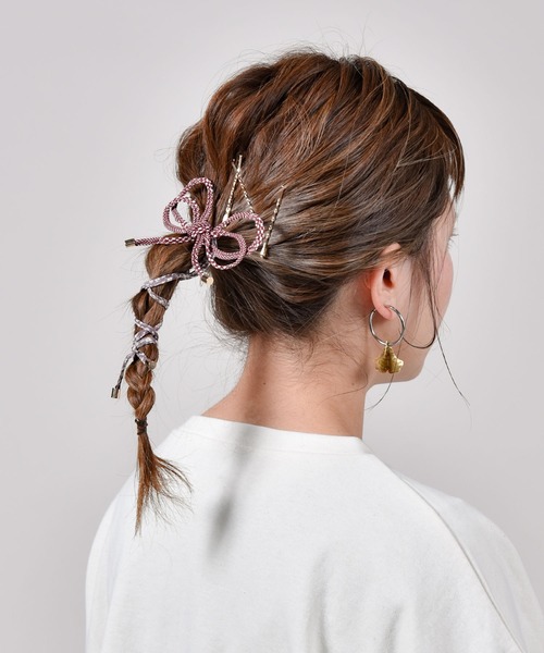 CALIFORNIA OUTFITTERS(カリフォルニア アウトフィッターズ)の「【LULKA(ルールカ)】着物・浴衣アレンジ 2本セット 和柄ぐるぐるヘアワイヤー(その他ヘアアクセサリー・レディース・ブルー系その他/レッド系その他/グリーン系その他/ピンク系その他・ONE SIZE)」の15枚目の写真