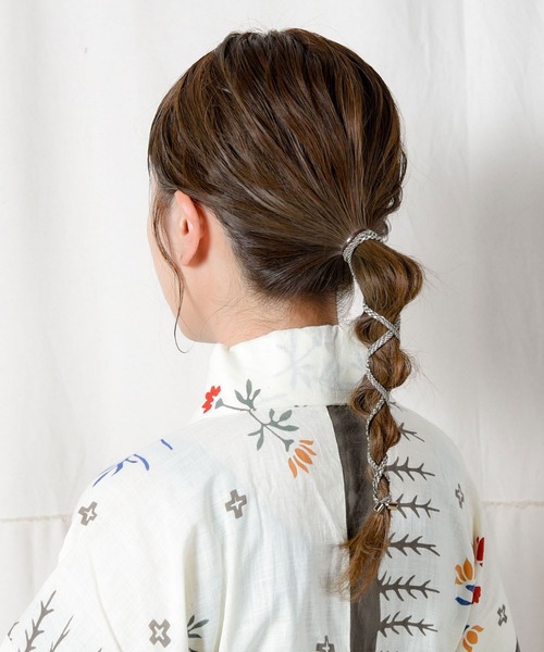 CALIFORNIA OUTFITTERS(カリフォルニア アウトフィッターズ)の「【LULKA(ルールカ)】着物・浴衣アレンジ 2本セット 和柄ぐるぐるヘアワイヤー(その他ヘアアクセサリー・レディース・ブルー系その他/レッド系その他/グリーン系その他/ピンク系その他・ONE SIZE)」の19枚目の写真