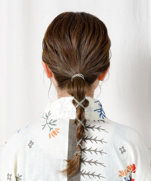 CALIFORNIA OUTFITTERS(カリフォルニア アウトフィッターズ)の「【LULKA(ルールカ)】着物・浴衣アレンジ 2本セット 和柄ぐるぐるヘアワイヤー(その他ヘアアクセサリー・レディース・ブルー系その他/レッド系その他/グリーン系その他/ピンク系その他・ONE SIZE)」の20枚目の写真