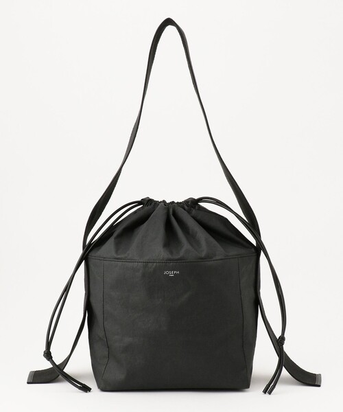 JOSEPH STUDIO（ジョゼフストゥディオ）の「ペーパーレザー　メッセンジャーバッグ（ショルダーバッグ・レディース・ブラック系・F）」の6枚目の写真