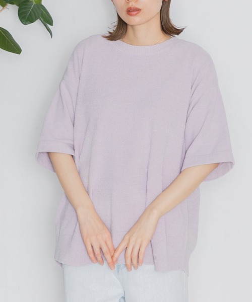 nestwell（ネストウェル）の「ネストウェル nestwell / レン WREN（Tシャツ/カットソー・レディース・レッド/ピンク/イエロー/アイボリー/モカ/キャメル/チャコール/セージグリーン/ラベンダー・FREE）」の5枚目の写真