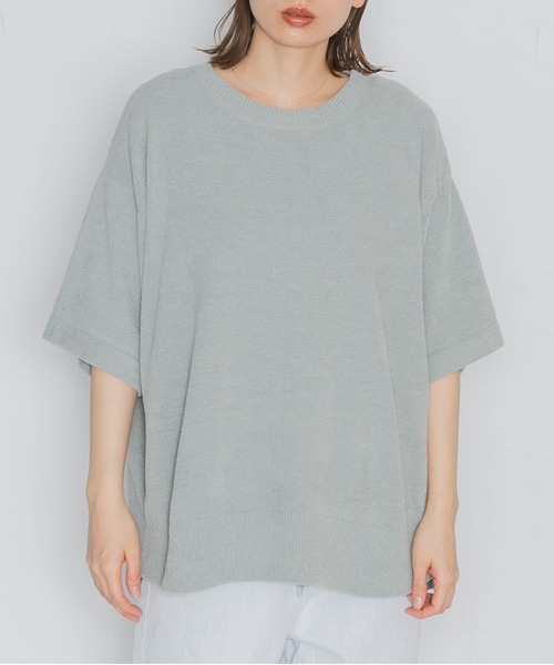 nestwell（ネストウェル）の「ネストウェル nestwell / レン WREN（Tシャツ/カットソー・レディース・レッド/ピンク/イエロー/アイボリー/モカ/キャメル/チャコール/セージグリーン/ラベンダー・FREE）」の4枚目の写真