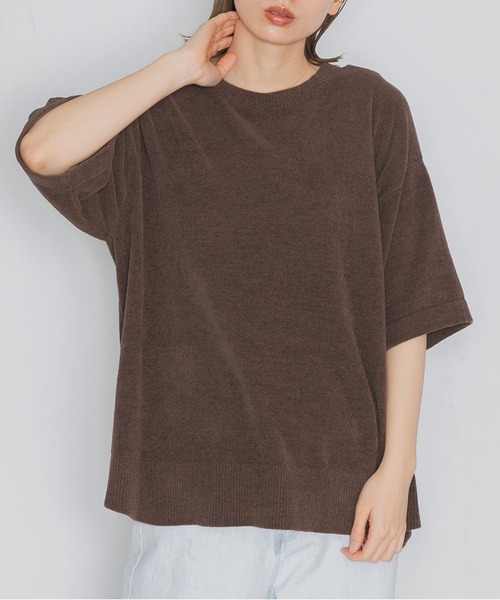 nestwell（ネストウェル）の「ネストウェル nestwell / レン WREN（Tシャツ/カットソー・レディース・レッド/ピンク/イエロー/アイボリー/モカ/キャメル/チャコール/セージグリーン/ラベンダー・FREE）」の3枚目の写真