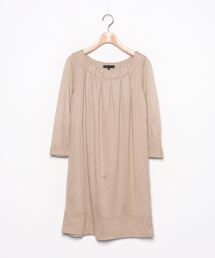 セール ブランド古着 Icb アイシービー レディース のワンピース ドレス ブラウン 茶色系 半端袖 古着通販 Zozoused