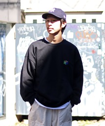 RELAXFIT | 【RELAXFIT / リラックスフィット 】WISM 別注 RAINBOW ROGO MUFF POCKET(スウェット)