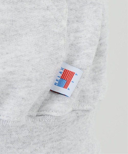 RELAXFIT(リラックスフィット)の「【RELAXFIT / リラックスフィット 】WISM 別注 RAINBOW ROGO MUFF POCKET(スウェット・メンズ・ブラック/チャコールグレー・LARGE/X-LARGE)」の4枚目の写真