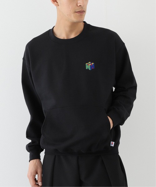 RELAXFIT(リラックスフィット)の「【RELAXFIT / リラックスフィット 】WISM 別注 RAINBOW ROGO MUFF POCKET(スウェット・メンズ・ブラック/チャコールグレー・LARGE/X-LARGE)」の12枚目の写真