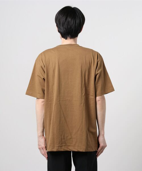 BEN DAVIS（ベンデイビス）の「【BEN DAVIS/ベンデイビス】ワンポイントロゴ 無地ポケット Tシャツ/ポケT（Tシャツ/カットソー・メンズ・ブラック/キャメル/ライトパープル/ダークオレンジ/ダークグリーン/ホワイト/ブラウン/スミクロ/グレイッシュベージュ/ブルーグリーン・L/M/XL）」の12枚目の写真