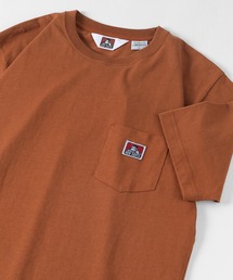 【BEN DAVIS/ベンデイビス】ワンポイントロゴ 無地ポケット Tシャツ/ポケT