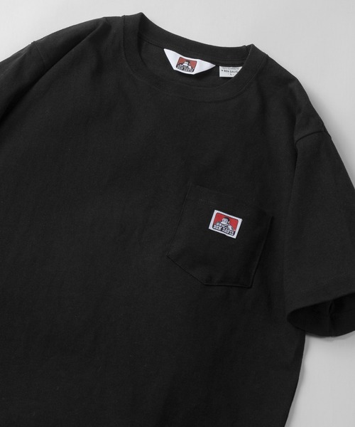 BEN DAVIS（ベンデイビス）の「【BEN DAVIS/ベンデイビス】ワンポイントロゴ 無地ポケット Tシャツ/ポケT（Tシャツ/カットソー・メンズ・ブラック/キャメル/ライトパープル/ダークオレンジ/ダークグリーン/ホワイト/ブラウン/スミクロ/グレイッシュベージュ/ブルーグリーン・L/M/XL）」の3枚目の写真