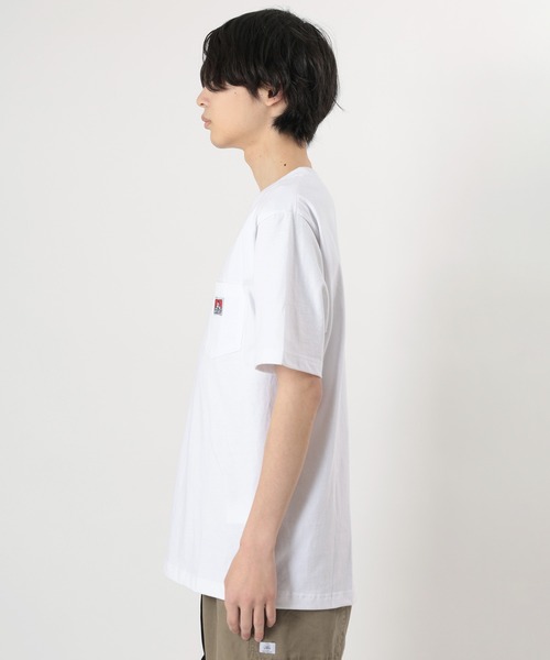 BEN DAVIS（ベンデイビス）の「【BEN DAVIS/ベンデイビス】ワンポイントロゴ 無地ポケット Tシャツ/ポケT（Tシャツ/カットソー・メンズ・ブラック/キャメル/ライトパープル/ダークオレンジ/ダークグリーン/ホワイト/ブラウン/スミクロ/グレイッシュベージュ/ブルーグリーン・L/M/XL）」の13枚目の写真