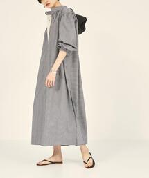 BRACTMENT（ブラクトメント）の「『BRACTMENT(ブラクトメント)』 BM バンドカラー ストライプシャツ ワンピース（ワンピース・レディース）」