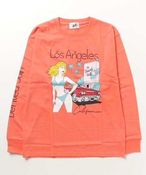 Mag.(マグ)の「【RDS】プリント長袖Tシャツ(Tシャツ/カットソー・メンズ・ブラック/ホワイト/グレー/オレンジ・MEDIUM/LARGE)」の4枚目の写真