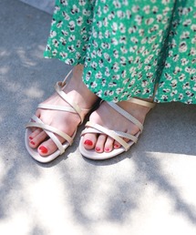 【PLAKTON/プラクトン】 フラットサンダル◆