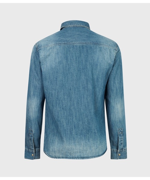 ALLSAINTS（オールセインツ）の「DENNING DENIM SHIRT | DENNING デニム シャツ（シャツ/ブラウス・メンズ・ダークインディゴブルー・M/XS）」の5枚目の写真