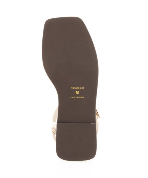 RANDA（ランダ）の「アシメストラップスクエアトゥサンダル（サンダル・レディース・クリーム/ブラック/グリーン・L/LL/M/S）」の14枚目の写真