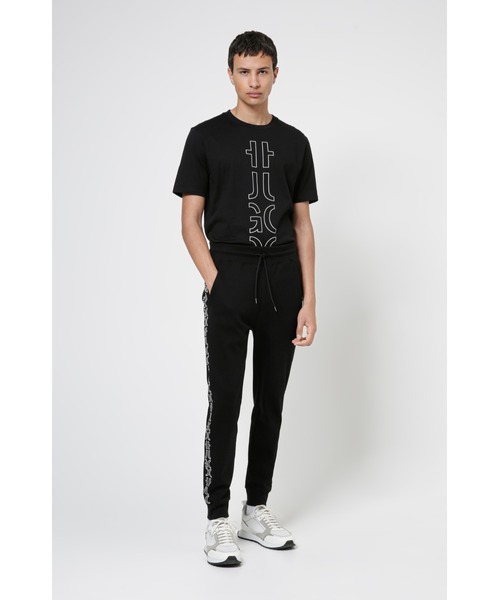 HUGO(ヒューゴ)の「オーガニックコットン クロップトロゴ Tシャツ(Tシャツ/カットソー・メンズ・ホワイト/ブラック/シルバー/ブラウン・S/M/XL/XS/L/XXL)」の11枚目の写真