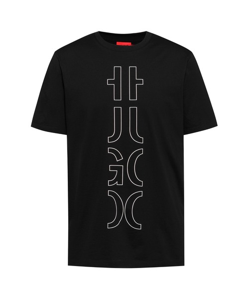 HUGO(ヒューゴ)の「オーガニックコットン クロップトロゴ Tシャツ(Tシャツ/カットソー・メンズ・ホワイト/ブラック/シルバー/ブラウン・S/M/XL/XS/L/XXL)」の12枚目の写真