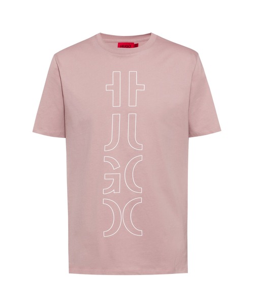 HUGO(ヒューゴ)の「オーガニックコットン クロップトロゴ Tシャツ(Tシャツ/カットソー・メンズ・ホワイト/ブラック/シルバー/ブラウン・S/M/XL/XS/L/XXL)」の16枚目の写真