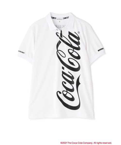 【Jack Bunny!! Coca-Cola COLLABORATION】トランスクールカノコ 半袖 ポロシャツ