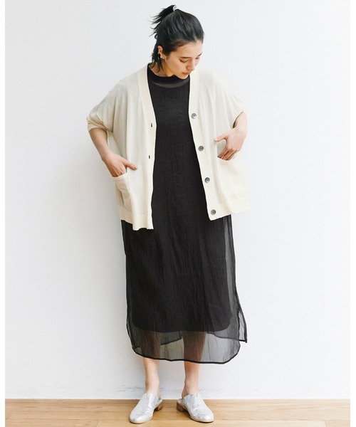 avecmoi（アヴェクモワ）の「【佐藤かなさんプロデュース】 アヴェクモワ　シアーワンピース〈ブラック〉（ワンピース・レディース・ブラック・SMALL/MEDIUM）」の16枚目の写真