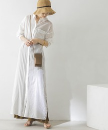 URBAN RESEARCH | コットンボイルマキシシャツワンピース(ワンピース)