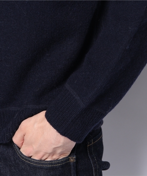 CIAOPANIC（チャオパニック）の「【Ciaopanic】ロゴJQP/O（ニット/セーター・メンズ・ボルドー/チャコールグレー/グリーン/ネイビー/マスタード・LARGE/MEDIUM）」の11枚目の写真