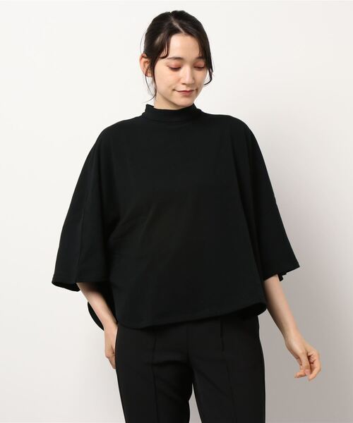 LA MARINE FRANCAISE(マリン フランセーズ)の「マントプルオーバー(Tシャツ/カットソー・レディース・ブルー/杢グレー/ブラック・F)」の2枚目の写真