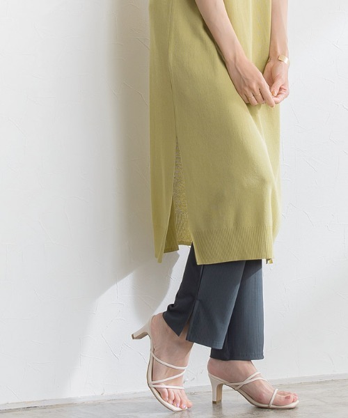 Pierrot(ピエロ)の「ストレートリブパンツ(その他パンツ・レディース・ミント/チャコール/モカ・M/L)」の17枚目の写真
