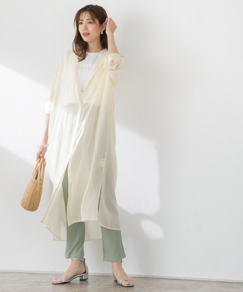 Pierrot(ピエロ)の「ストレートリブパンツ(その他パンツ・レディース・ミント/チャコール/モカ・M/L)」の4枚目の写真