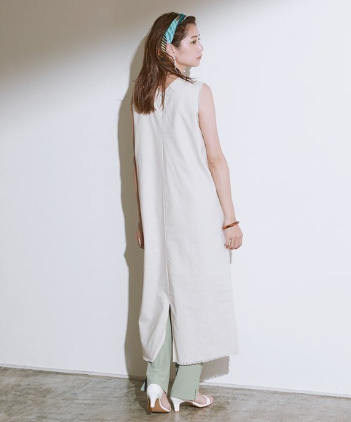 Pierrot(ピエロ)の「ストレートリブパンツ(その他パンツ・レディース・ミント/チャコール/モカ・M/L)」の6枚目の写真