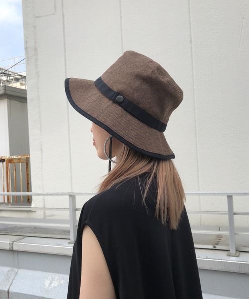 THE NORTH FACE(ザノースフェイス)の「#【THE NORTH FACE/ザ・ノース・フェイス】ウォッシャブルハイクハット/HIKE Hat/水洗い可(ハット・レディース・ブラウン/ネイビー・MEDIUM)」の4枚目の写真