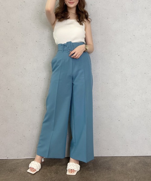 EIMY ISTOIRE(エイミーイストワール)の「カップインニットキャミソール(キャミソール・レディース・ホワイト/ブラック/ベージュ/ピンク/イエロー・FREE)」の7枚目の写真