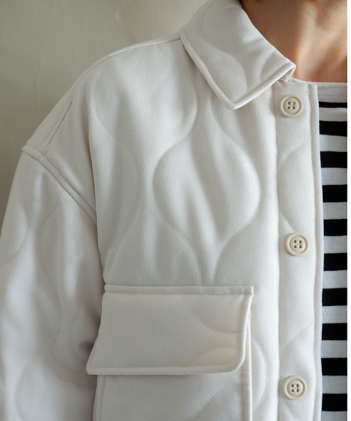 MANASTASH(マナスタッシュ)の「MANASTASH/マナスタッシュ W's PADDING JKT パディングジャケット(ブルゾン・レディース・ナチュラル/チャコールグレー・MEDIUM)」の4枚目の写真